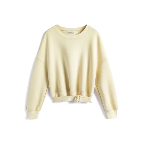 Famanxuan Свитшот Женский Сыр Белый