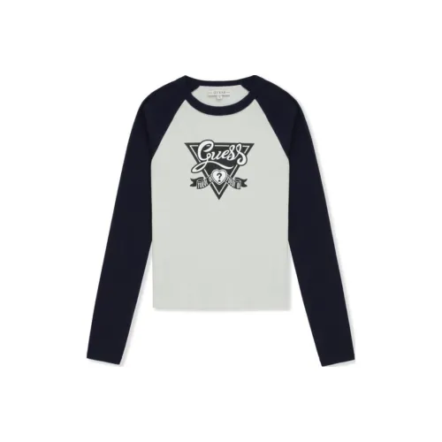 GUESS x YUEQI QI SS24 Свитшот Женский Черный Белый