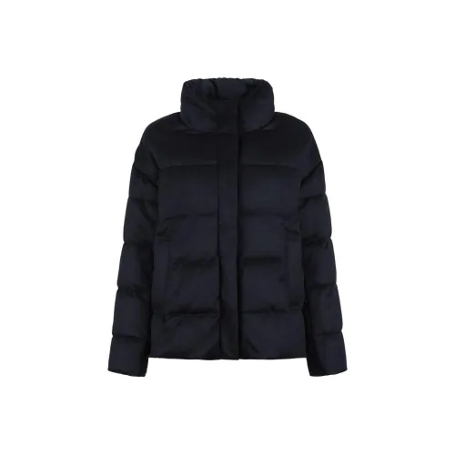 MaxMara Donatello Collection Пуховик Женский Морской Синий