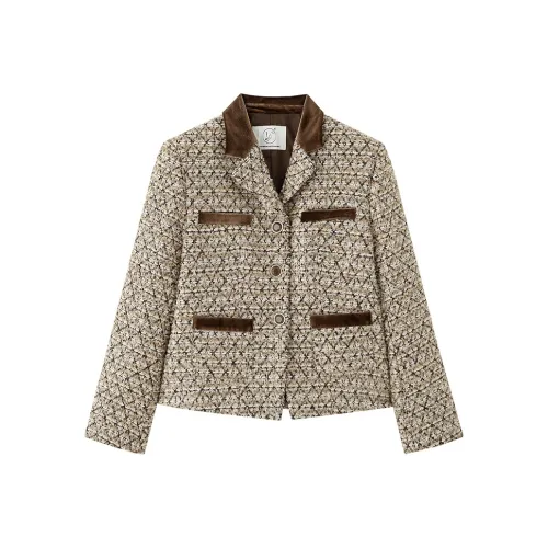 Luqingyi Кофе Женские Офисные Костюмы