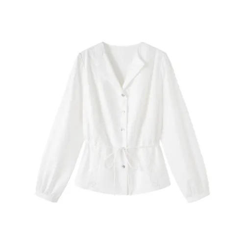 SHIRAN Рубашка Женская Moon Белый