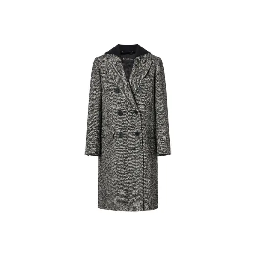 MO&CO Черно-белый текстура женские офисные костюмы