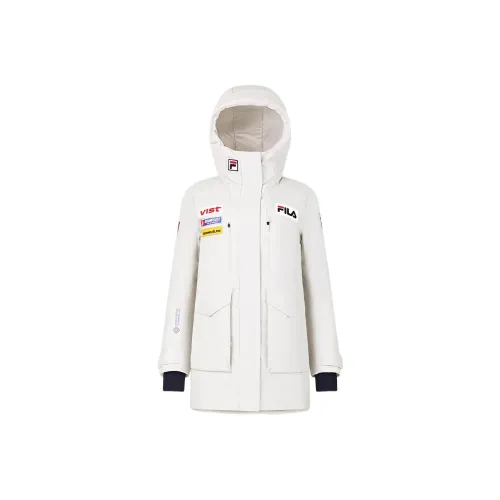 FILA белый нефритовый женские пуховые куртки