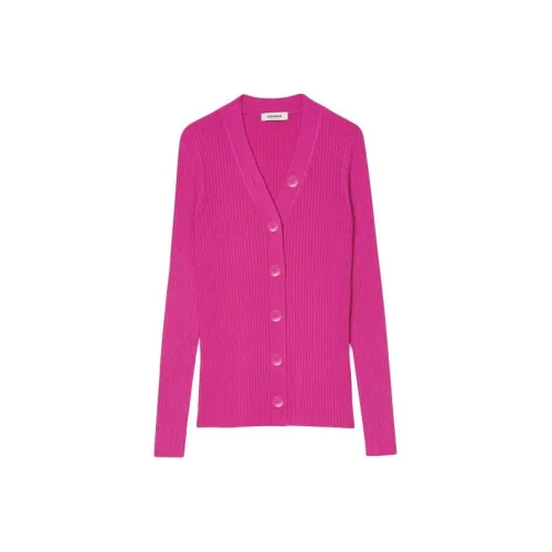 SANDRO Розовый Женский Трикотаж