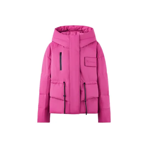 COCOON Пуховик Женский Plum Красный