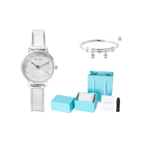 AIVN Браслет Браслет Коллекция Кварцевый механизм Сплав Ремешок Часы Женские Белый Циферблат