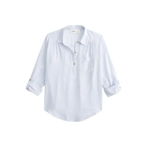 Hollister Синие Женские Рубашки