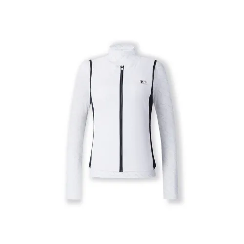 FILA Нефритовый белый Женские Трикотаж