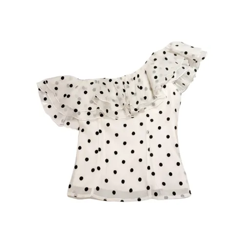 ONEPASS Топ на бретелях Женский Черный Белый