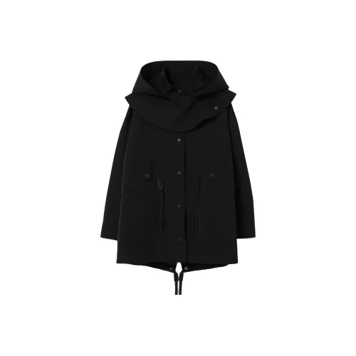 Burberry Черное Женское Пальто