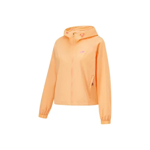 LINING Running Collection Конфетный цвет Апельсин Женские Куртки