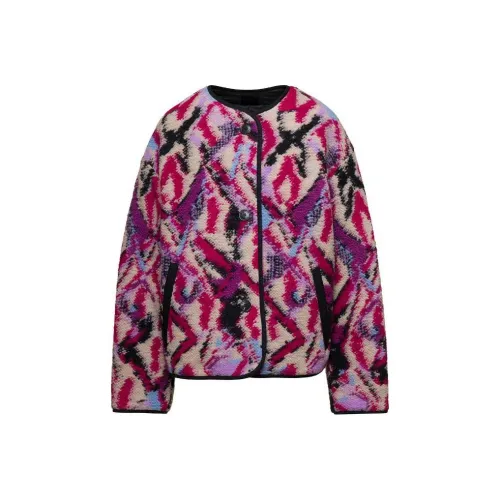 ISABEL MARANT ETOILE FW23 Cropped Coat Women's Multicolor ISABEL MARANT ETOILE FW23 Укороченное пальто женское многоцветное