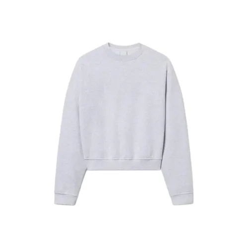 Khy SS24 Drop 003 Fleece Crewneck Sweatshirt Women's Melange GREY Light Photinia Gray Кх SS24 Drop 003 Флис Crewneck Толстовка Женская Меланж GREY Светлый Фотиния Серый