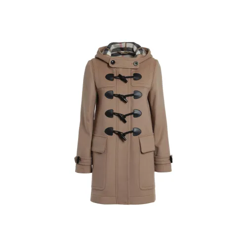 Burberry Светло-коричневое Женское Пальто