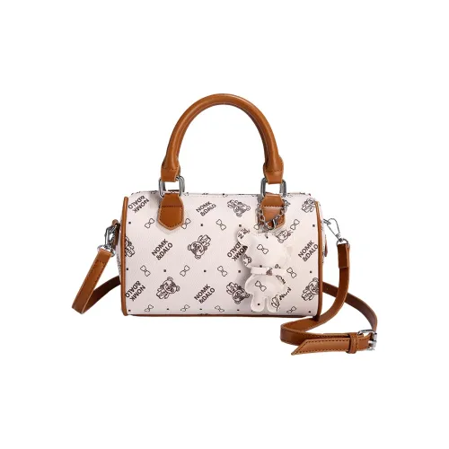 NOMK ПУ (полиуретан) Сумка через плечо Сумка Женская Мокко Персиково-розовый