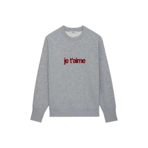 Zadig Voltaire Толстовка Женская Серого цвета
