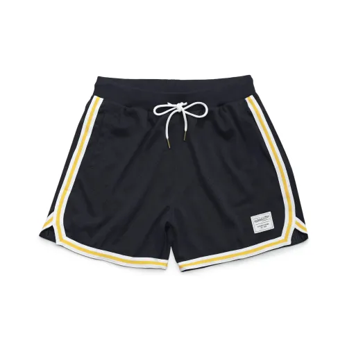 MITCHELL NESS Баскетбольные шорты Унисекс Черный и Желтый