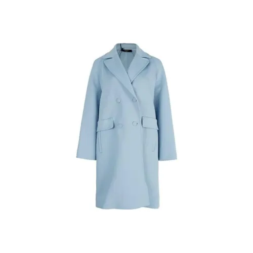MaxMara Светло-синий Женское Пальто