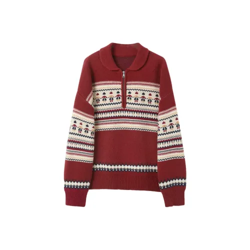 3COLOUR Трикотаж Женский Вишневый Красный