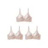 3 шт - Розовая кожаная