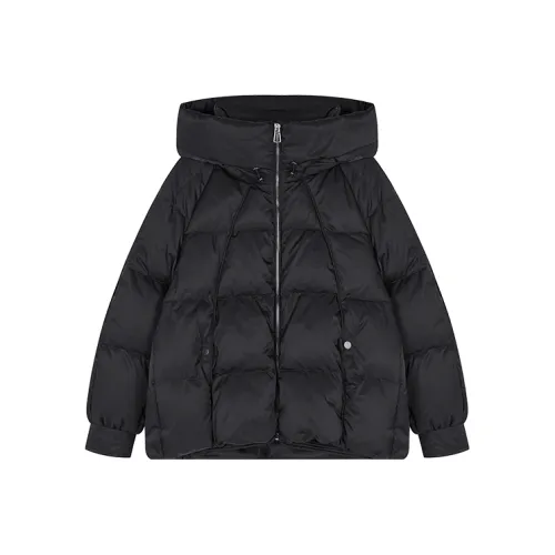 Mo Han Yi Mei Пуховик Женские Черный