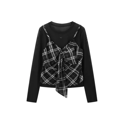 PEACEBIRD Вороний Женские Рубашки