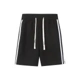 Чёрный с прямыми полосами