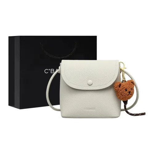 C°BANNER Сумка через плечо из коровьей кожи маленькая сумка на плечо экрю слоновая серый