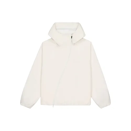 New Balance совместные Куртки и Пальто Женские Айвори Белый