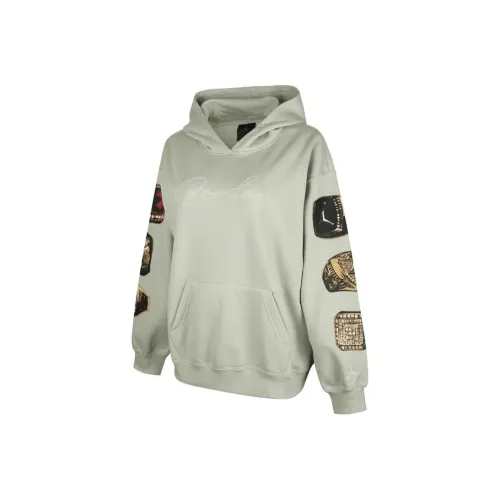 Nike AS W J BRKLN FLC PO GFX Толстовка Женская Зеленая