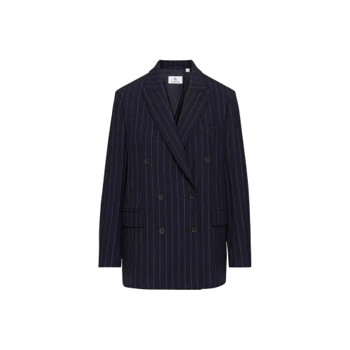 ARITZIA Морской синий/Lorna Stp Ttl Eclp/Wt Женские офисные костюмы