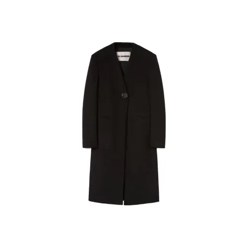 JIL SANDER Черное Женское Пальто