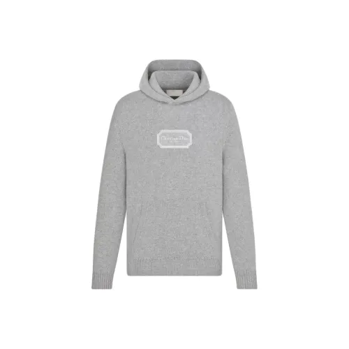 DIOR Кашемир Свитер Мужской Темно-Серый