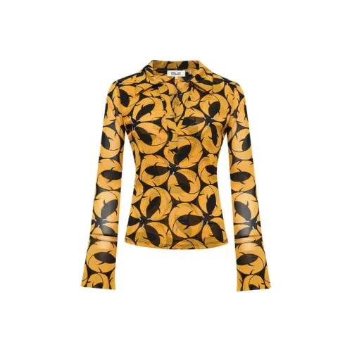 Diane von Furstenberg SS25 Рубашка Женская Оранжевая