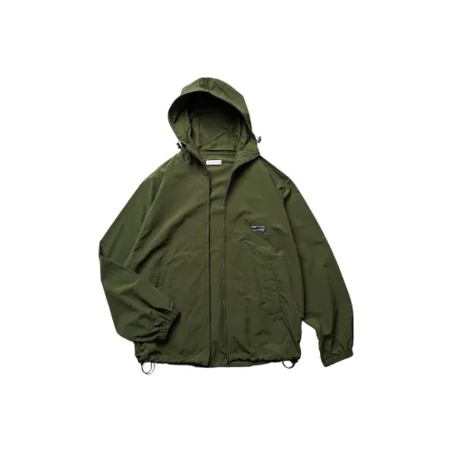 FREAK'S STORE CO-BRAND Оливково-зеленые Мужские Куртки
