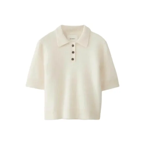 Lisa Yang Кашемир Свитер Женские Кремовый