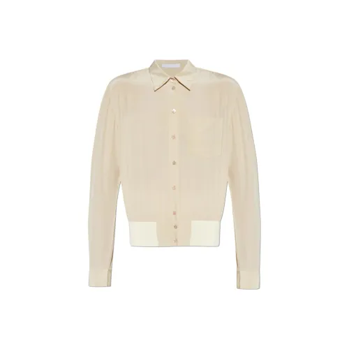 Helmut Lang Сливочный Женские Рубашки
