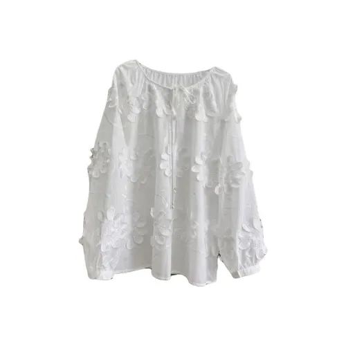 PLAY BUSH Белые Женские Рубашки