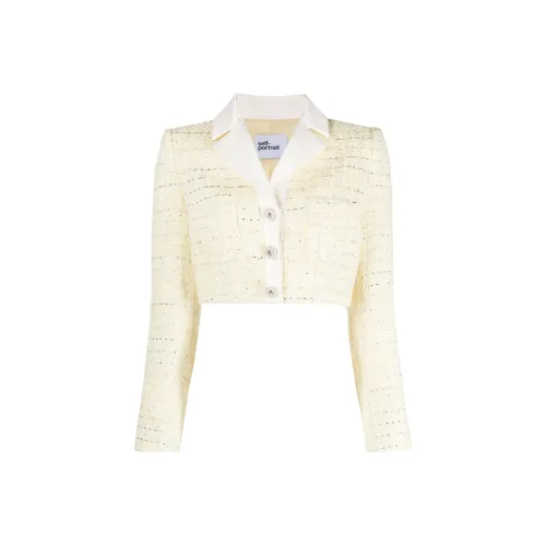 Self Портрет Куртки Пальто Женские Желтые