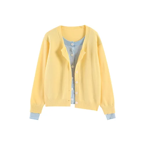 PZHK Желтый Женские Трикотаж