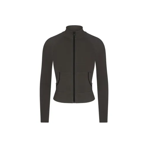 SKIMS SS24 Летняя коллекция На открытом воздухе Дорожка Куртка Куртки Пальто Женские Промытый Оникс Промытый Агат