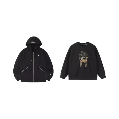 FILA FUSION Повседневная спортивная одежда Унисекс Черный