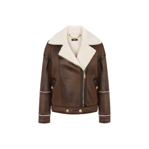 Elisabetta Franchi Куртки и Пальто Женские Коричневый