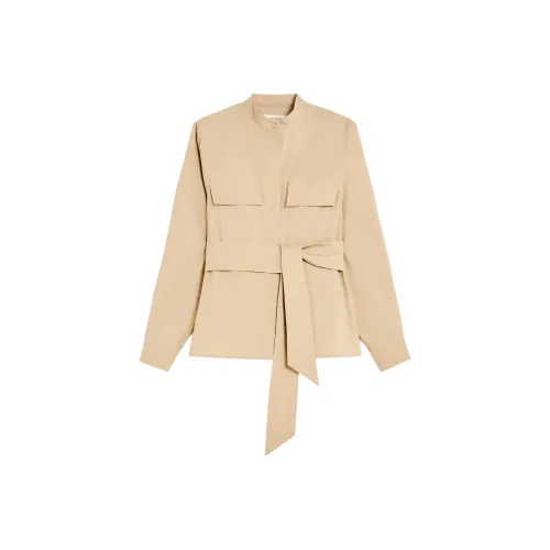 WEEKEND MaxMara Куртки и Пальто Женские Бежевые