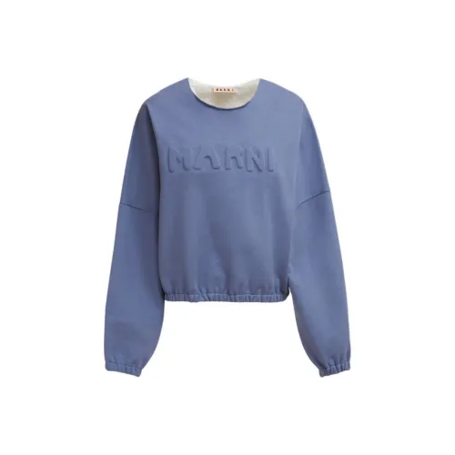 MARNI SS24 Свитшот Женский Синий