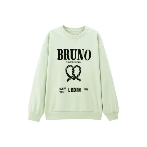 LEDIN Толстовка Женская Матовая Мятно-Зеленая