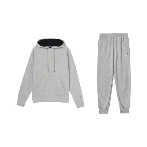 Champion Повседневная Спортивная Одежда Версия США Унисекс Light Серый