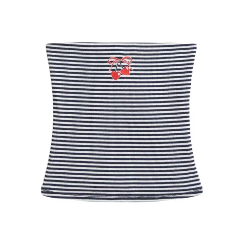 Hollister Без бретелек Топ Женский Морской Синий