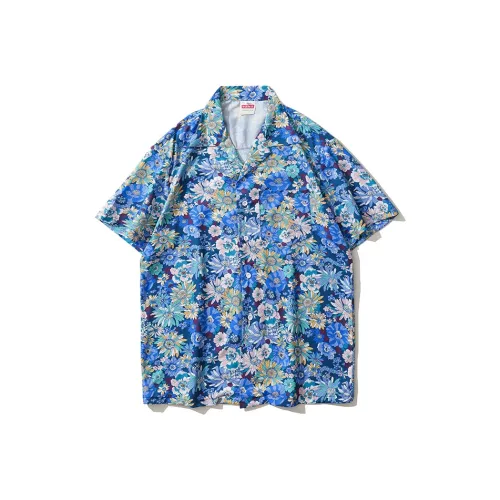 BEAR UNION Синие Унисекс Рубашки