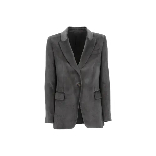 Brunello Cucinelli Серый Женские Офисные Костюмы